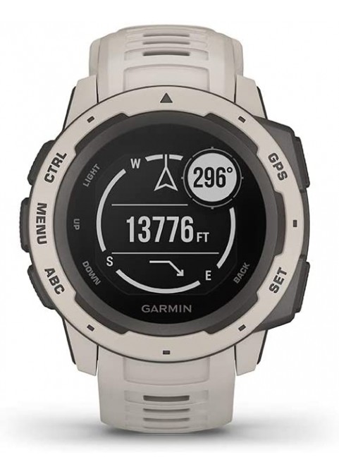 Garmin 010-02064-00 Instinct, Rugged Outdoor Watch with GPS, Features Glonass and Galileo, Heart Rate Monitoring and 3-Axis Compass, Graphite