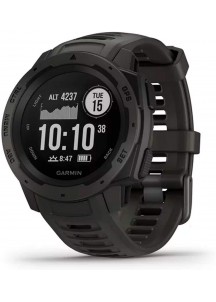 Garmin 010-02064-00 Instinct, Rugged Outdoor Watch with GPS, Features Glonass and Galileo, Heart Rate Monitoring and 3-Axis Compass, Graphite