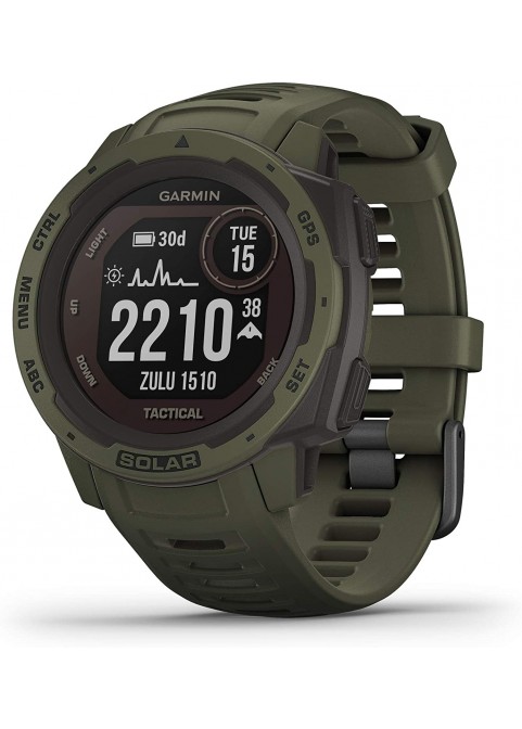 Garmin 010-02064-00 Instinct, Rugged Outdoor Watch with GPS, Features Glonass and Galileo, Heart Rate Monitoring and 3-Axis Compass, Graphite